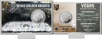 NHL Team History Silver Coin Card - Vegas Golden Knights