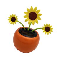 TLM Toys Solar Wackelfigur,wackelfigur Solar Solarbetriebene Tanzende Blume,wackelblume Wackelblume Blume Dekoration Solarblume,Auto Wackelfigur Für Auto Haus Und Bür