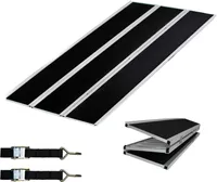 DREIBREIT by TRUTZHOLM 3-fach Auffahrrampe klappbar 175cm Tragkraft 1020kg Alu grau schwarz beschichtet Verladerampe Rampe