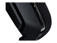 Logitech G535 LIGHTSPEED Gaming Wireless Headset - Leichtes, ohraufliegendes Headset, Flip-Mute-Mikrofon, Stereo, PC, PS4, PS5, wiederaufladbar über USB - Schwarz