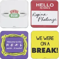 Friends Untersetzer Quotes 4er Set