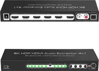 INF 4K HDMI Audio Extractor Splitter mit Fernbedienung