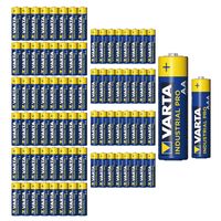 80 Batterien Set Varta 48 x AA Mignon 4006 + 32 x AAA Micro 4003 Alkaline Industrial Quality