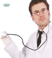 stethoskop Arzt 33 cm Kunststoff schwarz