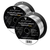 STAHLWERK Schweißdraht MIG MAG Premium Fülldraht E71T-GS Ø 0,9 mm 0,9 kg 2er Set