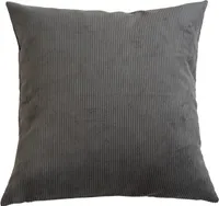 Kissenhülle - 40 x 40 cm - Anthrazit - Polyester - mit Reißverschluss