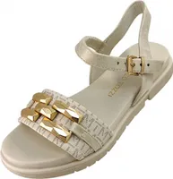 Marco Tozzi Damen Sandalette in Beige, Größe 40