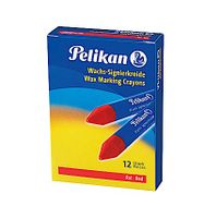 Pelikan 701086 Wachs-Signierkreide 772 12 Stifte Rot  4012700701084