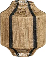 Mica Decorations Liliano Laterne - H36 x Ø30 cm - Jute - Schwarz