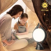 Tageslichtlampe 10000 Lux,Lichttherapielampe mit 3 Lichtfarben 4 Timer 5 einstellbare und Memoryfunktion Lichtintensität,Sonnenlicht Lampe für Hause