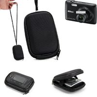 K-S-Trade Hardcase Kamera-Tasche Foto-Tasche kompatibel mit Nikon Coolpix S4300 für Kompaktkamera Gürteltasche Case Schutz-Hülle