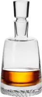 KROSNO Fjord Whisky Karaffe mit Stopper, 950 ml, Handgemacht