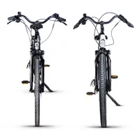 Urbanbiker Sidney | City E-Bike | Bis zu 100KM Reichweite | Schwarz | 26"