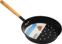 KitchenCraft Kastanienpfanne aus Kohlenstoffstahl