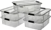 5 Stück Aufbewahrungsboxen 510x385x148 mm - 21L Volumen