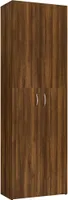 Szafka biurowa dąb brązowy 60x32x190 cm materiał drewnopochodny