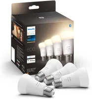 Philips Hue Bluetooth White LED E27 Birne - A60 9W 800lm Viererpack