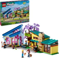 LEGO Friends Ollys und Paisleys Familien Haus, Puppenhaus mit Figuren und Zubehör, Set mit zweistöckigem Haus-Spielzeug und Baumhaus, kreatives Geschenk für Mädchen und Jungen ab 7 Jahren 42620