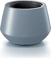 Sleek Planter with Smooth Surface and Elevated Tapered Base - Available in Multiple Colors