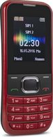 Doro Swisstone SC 230 Dual - Tyčový telefon - Dual SIM - 4,5 cm (1,77 palce) - Bluetooth - 600 mAh - Červený