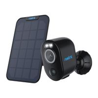 Reolink 2K 4MP Akku Kabellose Überwachungskamera Aussen mit Solarpanel, 2,4GHz/5GHz WLAN, Personen- und Fahrzeugerkennung, Bewegungs-Spotlight, Argus 3 Pro+SP