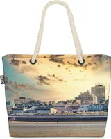 VOID Nordeney Strandtasche Shopper 58x38x16cm 23L XXL Einkaufstasche Tasche Reisetasche Beach Bag