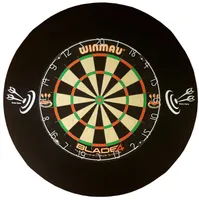Best Sporting Dart Umrandung, passend für alle Dartboards mit 45,5cm  Durchmesser, vierteilig, 2,5 kg, rot