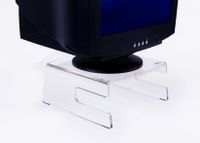 NewStar NS-MONITOR50 Monitorständer - 50 kg Belastbarkeit - CRT-Monitor, Flachbildschirme - Transparent