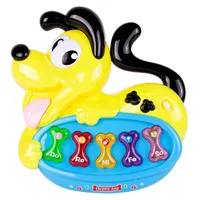 Malplay Hudební hračka Baby First Keyboard Piano "Puppy" Zvířecí klavír se zvířecím hlukem Vzdělávací hračka pro děti od 3 let