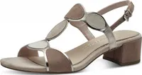 Marco Tozzi Damen Sandalette in Beige, Größe 36