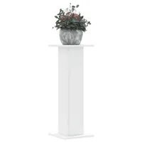 Design Pflanzenständer 2 Stk. Weiß 30x30x80 cm Holzwerkstoff, Blumenständer 2024 Neu