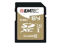 EMTEC SD Card  64GB SDXC (CLASS10) Speedin + Kartenblister