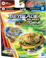 Hasbro F4489 - Beyblade - Burst QuadStrike - Decay Perseus P7 & Destruction Belfyre B7 - Kreisel - 2er Pack