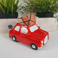 Spardose Urlaubsauto aus Keramik 15 cm