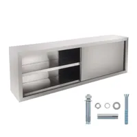 Nerezová nástěnná skříňka Royal Catering - 160 cm