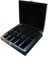 Uhrenbox für 10 Uhren 8-fach lackiert Schwarz 537