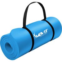 MOVIT 190x100x1,5cm Yogamatte Gymnastikmatte Yoga Matte Fitnessmatte himmelblau