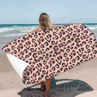 Strandtuch Strandtuch Mikrofaser Saunatuch Handtuch Groß 160x80cm sandfreie, schnell trocknende leichte Stranddecke