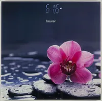 BEURER GS 215 Relax Glaswaage, Farbe:Flowers
