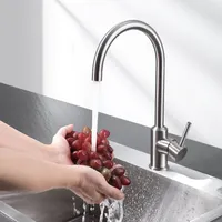 CECIPA Hochdruck Küchenarmatur  Edelstahl Wasserhahn Küche 360° Drehbar Spültischarmatur Spülbecken Armatur Spültisch