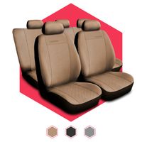 Universal Autositzbezüge für Dacia Duster 1+1 Vordersitze Grau Sitzbezüge Bezug