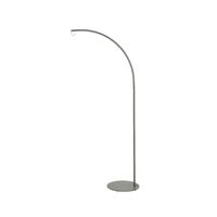 Lampenständer - Gestell für Lampenschirme und Leuchten - Lampenhalterung - gebogen - H: 2m - grau