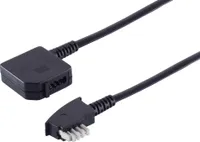 TAE N-Stecker / TAE N-Kupplung 6-adrig 10m