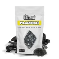 Bio2Grow Pflanzkohle Grow 2 Liter – Bodenverbesserer für Humusaufbau, Nährstoffspeicherung und Substratmischungen