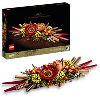 LEGO 10314 Icons Trockenblumengesteck Set, Botanical Collection zum Basteln für Erwachsene, künstliche Blumen mit Rose und Gerbera, Tischdeko oder Wanddeko