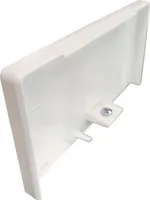 Hager Endplatte Endstück für BR/H/N/A 68x130 mm Oberteil 80 mm verkehrsweiß