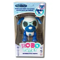 Gear2play interaktivní pes 9Robo Puppy,5 cm modrý