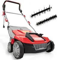 HECHT 1683 Vertikutierer Elektro | 2in1 Rasenlüfter | 36 cm Arbeitsbreite | 1600W | 48L Fangkorb | 3500 U/min | 16 Messer | 24 Krallen