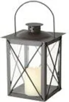 Boltze Lantern Farol Veterné svetlo bez sviečok Dekorácia pre domácnosť Výška 20 cm