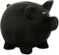 Sparschwein Tafel mit Kreide zum Beschriften